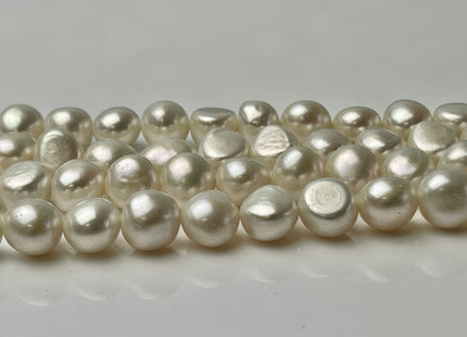 10-12 mm AAA High Quality Potato Nugget Freshwater Pearl Beads Natural White High Luster Genuine Freshwater Pearls #1034
