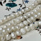8-9 mm Natural White Freshwater Nugget Pearl Beads Genuine Natural White Potato Nugget Shape Freshwater Pearls #1449