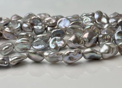 10mm AAAAA Gray W/Pink Luster Keshi Nugget Freshwater Pearl Beads Very Rare Super High Luster Genuine Keshi Pearls #P2397