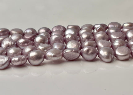 8 mm AA Rare Lilac Color Potato Nugget Freshwater Pearl Beads Genuine High Luster Lavender Color Freshwater Potato Pearls  #P2428