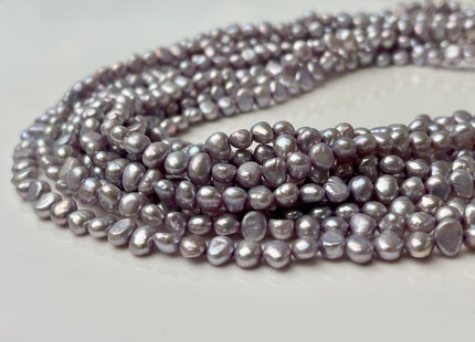 3x5 mm AAA Rare Lilac Color Potato Nugget Freshwater Pearl Beads Genuine High Luster Lavender Color Freshwater Tiny Seed Pearls #P2433