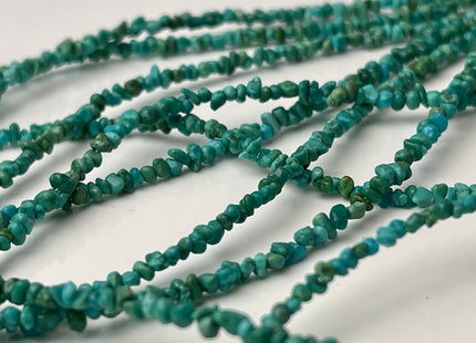 2 mm Tiny Natural Green Turquoise Gemstone Beads Irregular Chips Shape Turquoise Beads 16 Inches Strand #4391