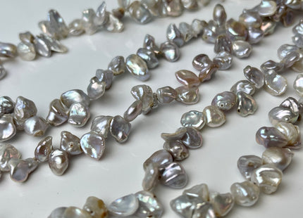 7x8 mm Rare Natural Grayish Pink Keshi Freshwater Pearl Bead Genuine Natural Mauve Pink Freshwater Keshi Pearls B Grade #P2421