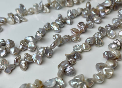 7x8 mm Rare Natural Grayish Pink Keshi Freshwater Pearl Bead Genuine Natural Mauve Pink Freshwater Keshi Pearls B Grade #P2421