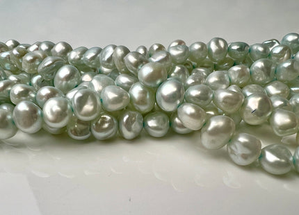 6-7 mm AAA Aqua Blue Green Color Freshwater Nugget Keshi Pearl Beads Genuine High Luster Keshi Freshwater Pearls #P2460