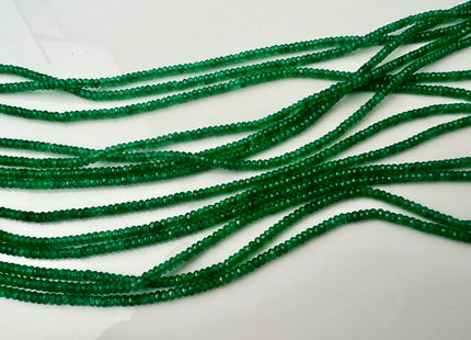 2.5 mm AAA Faceted Rondelle Tiny Green Strawberry Quartz Gemstone Beads Genuine Gemstone Loose Beads 13 Inches Strand #4410