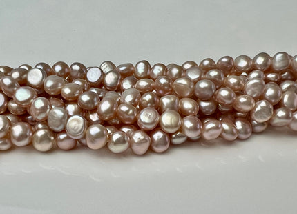 5 mm AAA Natural Pink Potato Nugget Freshwater Seed Pearls Genuine Very Rare High Luster Tiny Round Nugget #P2513