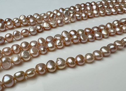 5 mm AAA Natural Pink Potato Nugget Freshwater Seed Pearls Genuine Very Rare High Luster Tiny Round Nugget #P2513