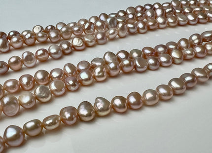 5 mm AAA Natural Pink Potato Nugget Freshwater Seed Pearls Genuine Very Rare High Luster Tiny Round Nugget #P2513