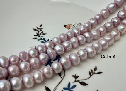 9-10 mm Rare Lavender Pink Color Irregular Potato Freshwater Pearl Beads Genuine High Luster Lavender Pearls 50 Beads #P2498