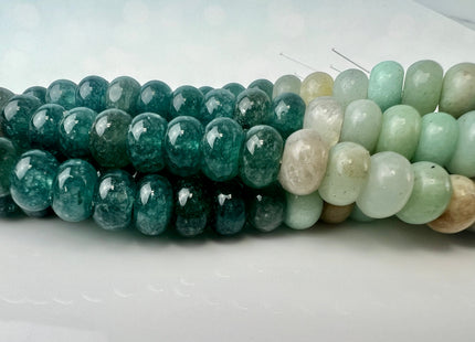 5x8 mm Smooth Rondelle Pink Green Aventurine Web Jasper Gemstone Beads 15 Inches Strand 72 Beads #4458