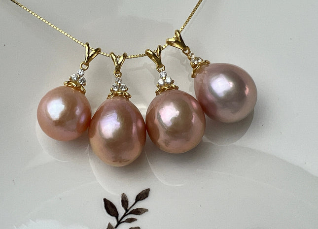 One Piece 925 Sterling Silver/Gold Pendant Cap Setting Finding For Half Drilled Pearl DIY Jewelry #10303