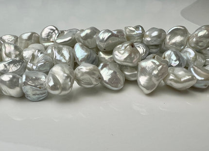 8-11 mm Natural White Keshi Nugget Freshwater Pearl Beads Center Drilled Genuine Freshwater Keshi Nugget Pearl #1515