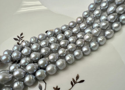 WHOLESALE 8 mm Gray Or Natural White Baby Edison Baroque Freshwater Pearls Beads Genuine Freshwater Edison Pearls #1434