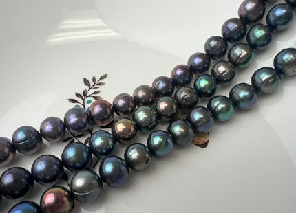 12-12.5 mm Peacock Potato Freshwater Pearl Beads Genuine Large Size Peacock Freshwater Pearls #1364