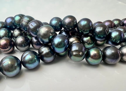 12-12.5 mm Peacock Potato Freshwater Pearl Beads Genuine Large Size Peacock Freshwater Pearls #1364