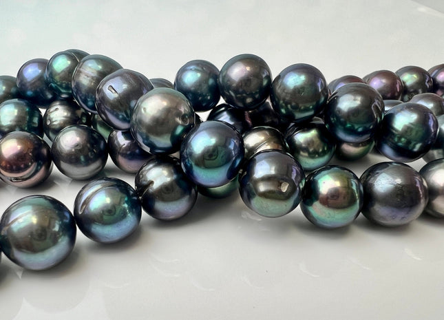 12-12.5 mm Peacock Potato Freshwater Pearl Beads Genuine Large Size Peacock Freshwater Pearls #1364