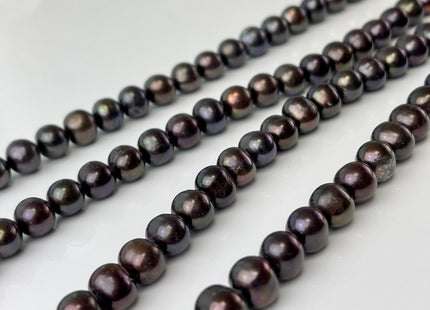 9-10mm OR 11-12 mm Dark Peacock Potato Freshwater Pearl Beads Genuine Pearl Beads Peacock Freshwater Pearls Cultured Freshwater Pearls #534