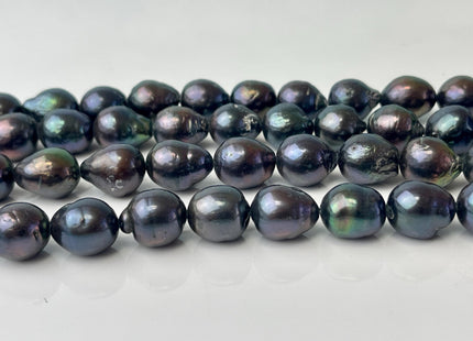 11-12x12-14 mm AA Peacock Edison Baroque Pearls Genuine High Luster Rainbow Peacock Color Edison Pearl Beads #P2574