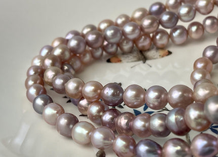 8.5-9 mm AAA Rare Mixed Natural Mauve Pink Baroque Edison Pearl Genuine Quality Natural Edison Pearl #P2660