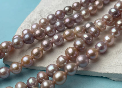 8.5-9 mm AAA Rare Mixed Natural Mauve Pink Baroque Edison Pearl Genuine Quality Natural Edison Pearl #P2660