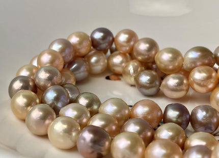 11-12x13 mm AAA Very Rare Dark Mauve Pink Baroque Edison Pearl Genuine Natural Top Quality Edison Pearl With Iridescent Color #P2665