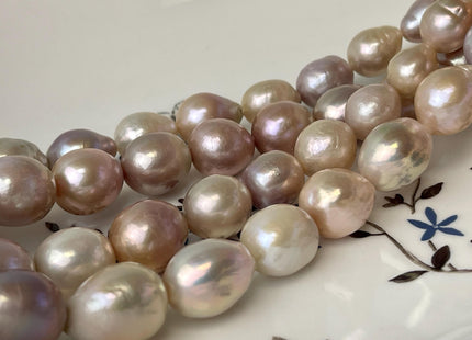 10-13x15 mm AA Very Rare Mixed Mauve Pink Color Baroque Edison Pearl Genuine Natural Quality Edison Pearl #P2666