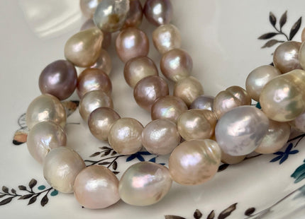 10-13x15 mm AA Very Rare Mixed Mauve Pink Color Baroque Edison Pearl Genuine Natural Quality Edison Pearl #P2666