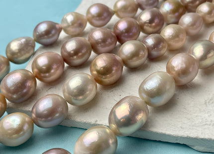 10-13x15 mm AA Very Rare Mixed Mauve Pink Color Baroque Edison Pearl Genuine Natural Quality Edison Pearl #P2666