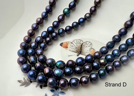 7 mm AAAA Very Rare Rainbow Peacock Round/Teardrop Freshwater Akoya Quality Edison Pearl Genuine Peacock Freshwater Pearls #P2678