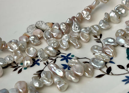 7x10 mm Natural Pink Color Keshi Freshwater Pearl Beads Genuine Top Drilled Freshwater Pearl #P2634