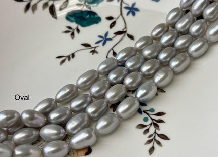 8x12-13 mm AAA Gray Color Freshwater Pearls Long Tear Drop/Oval Shape Pearl Beads Genuine Top Quality Freshwater Pearls #P2652