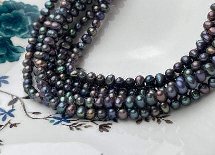 5 mm AA Peacock Potato Nugget Freshwater Seed Pearls Genuine Peacock Tiny Nugget Pearls #P2650