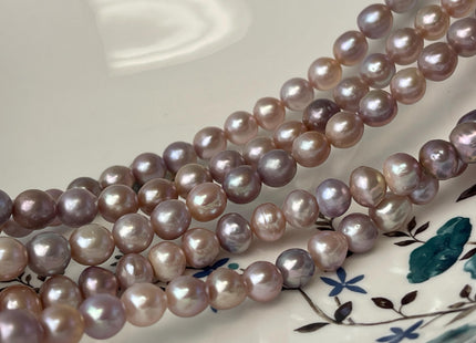 8.5-9 mm AAA Rare Mixed Natural Mauve Pink Baroque Edison Pearl Genuine Quality Natural Edison Pearl #P2660