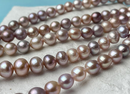 8.5-9 mm AAA Rare Mixed Natural Mauve Pink Baroque Edison Pearl Genuine Quality Natural Edison Pearl #P2660