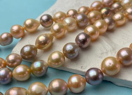 11-12x13 mm AAA Very Rare Dark Mauve Pink Baroque Edison Pearl Genuine Natural Top Quality Edison Pearl With Iridescent Color #P2665