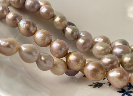 10-13x15 mm AA Very Rare Mixed Mauve Pink Color Baroque Edison Pearl Genuine Natural Quality Edison Pearl #P2666