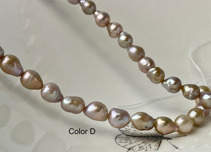 6.5x7-8 mm AAA Natural Mauve Pink Baby Edison Baroque Freshwater Pearl Beads Genuine Tear Drop Shape Small Edison Pearls #P2122