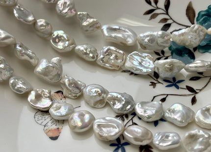 10-12 mm Natural White Freshwater Keishi Nugget Pearl Beads Genuine Natural White Freshwater Keshi Pearls B Grade #P2730
