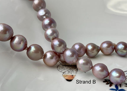 10-14 mm AA Rare Mixed Natural Mauve Pink Baroque Edison Pearl Genuine High Luster Edison Pearl #P2690