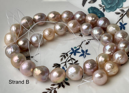 9-11 mm AAA Natural Multi Pink Color Baroque Freshwater Pearl Beads High Luster Genuine Baroque Pearls #1629