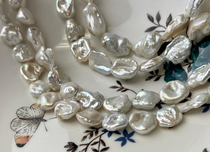 10-12 mm Natural White Freshwater Keishi Nugget Pearl Beads Genuine Natural White Freshwater Keshi Pearls B Grade #P2730