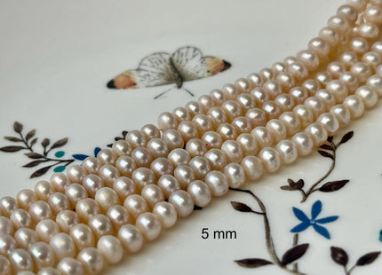 4-7 mm Natural Pink Color Button Freshwater Pearl Beads Genuine Cultured Freshwater Pearl Button Pearls #816