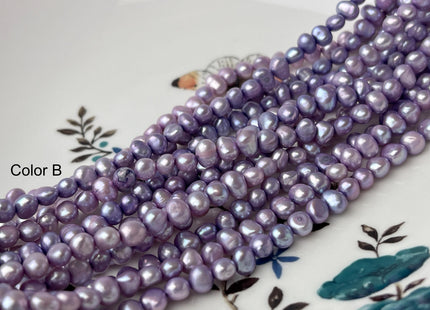 4-5 mm Lavender Purple Pink Color Potato Nugget Freshwater Pearl Beads Genuine Tiny Freshwater Pearls #P2754