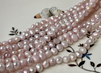 5-6 mm Baby Pink Color Potato Nugget Freshwater Pearl Beads Genuine Freshwater Pearls Tiny Seed Pearl 70 Beads #P2797