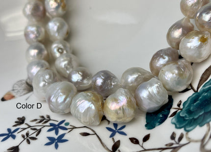 11-13 mm AAA Natural Pale Lavender Pink Baroque Freshwater Pearl Beads Natural Pink Color Baroque Pearls #1078