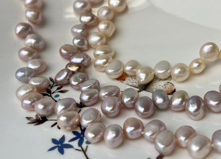 7-8 mm AA Natural Pink Color Top Drilled Freshwater Nugget Pearls, Genuine Natural Color Nugget Pearls #1315