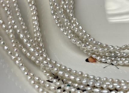 3 mm AA Natural White Freshwater Baby Edison Pearl Genuine Freshwater Tiny Edison Pearls #P2776