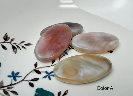25x50mm AAA Natural Color Smooth Oval Dragon Skin Agate Gemstone Beads Natural Blue Green Color Agate Gemstone Beads #4645