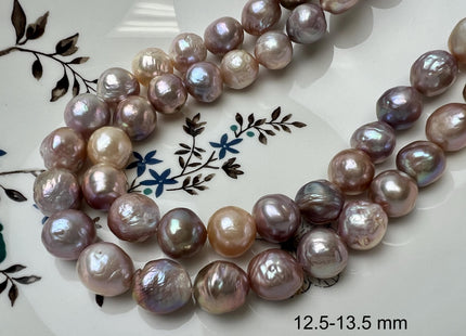 8-10 mm AAAA Very Rare Natural Multi Mauve Pink Color Edison Baroque Freshwater Pearls Top Quality High Luster Edison Pearls #1970